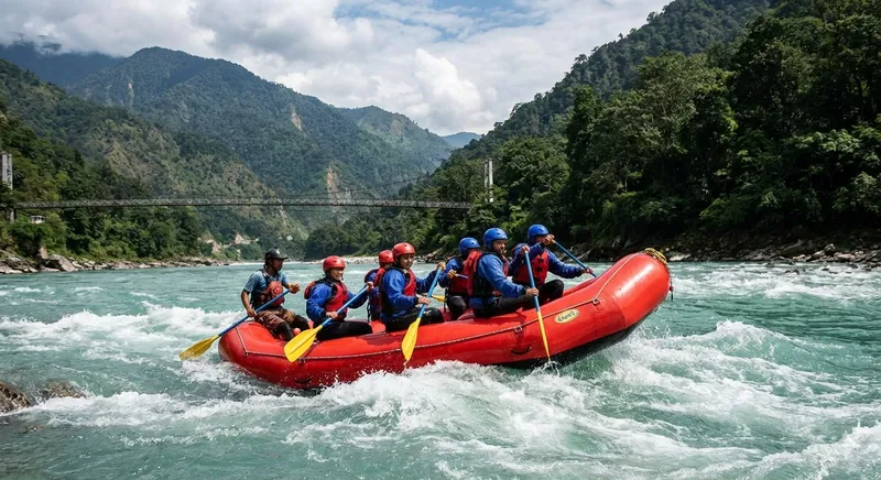 White water rafting adventure