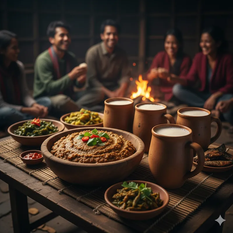 Traditional rice beer and fermented delights
